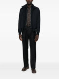 Moorer button-fastening bomber jacket