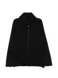 Masnada ribbed-knit zip-up hoodie sweater